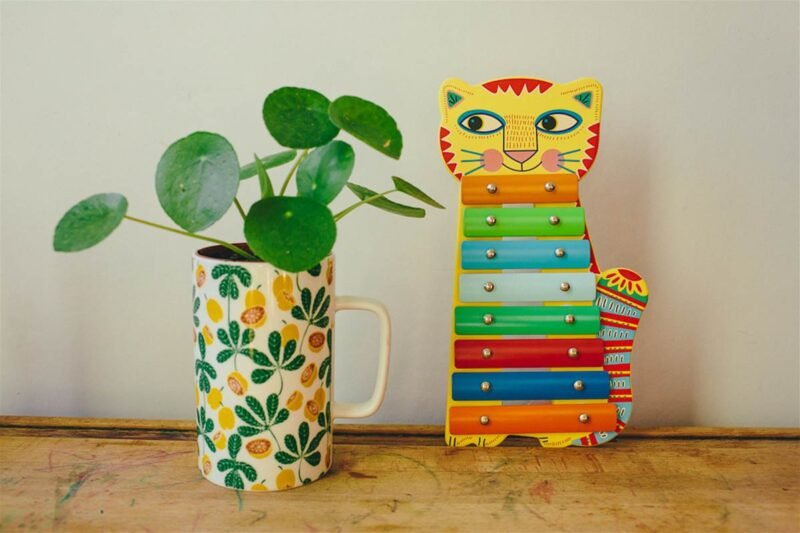 XILOFONO IN LEGNO GATTO - immagine 2