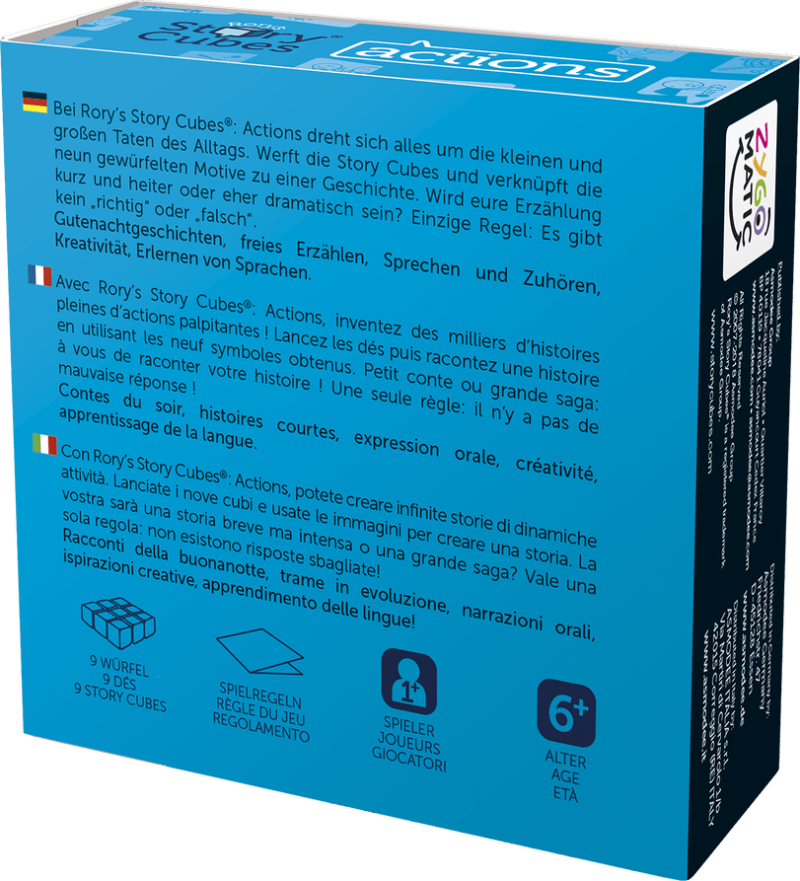 RORY S STORY CUBES ACTIONS HANGTAB AZZUR - immagine 2