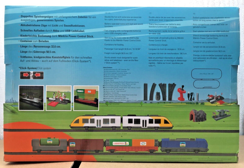 PISTA CON 2 TRENI MY WORLD START SET H0 - immagine 3