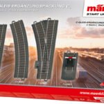 Binario tipo C Märklin 24900 – Scala H0 1 scambio maerklin