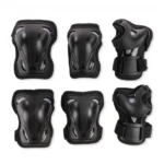 PROTEZIONI S/M NERO-GRIGIO 2 protezioni