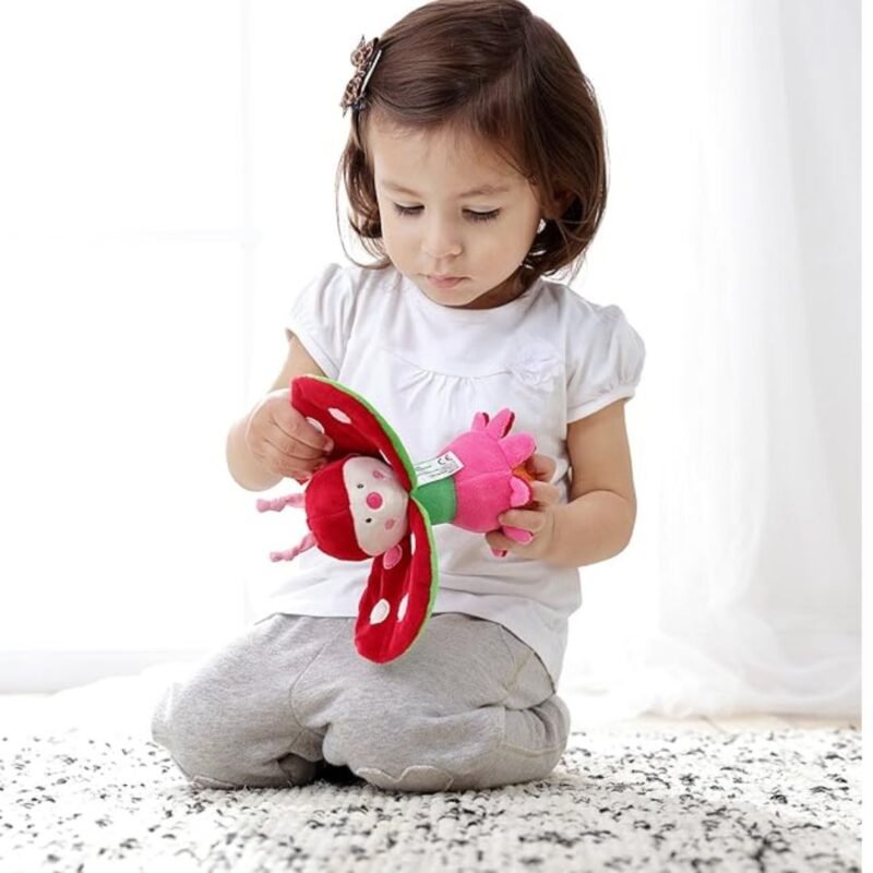 Coccinella / Fiore Peluche Reversibile 40887 - immagine 3
