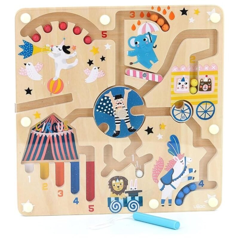 Gioco Labirinto Magnetico in Legno 8522