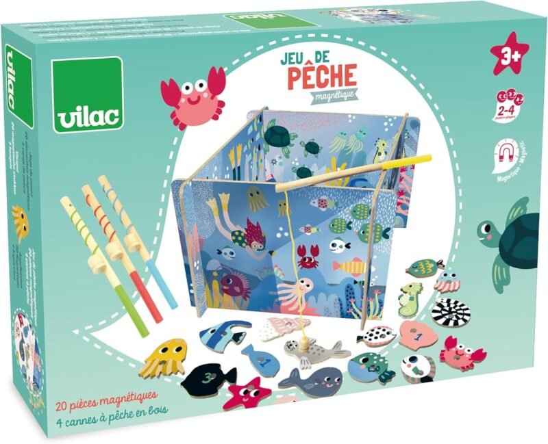 Gioco Pesca in Legno Magnetico 8506 - immagine 4
