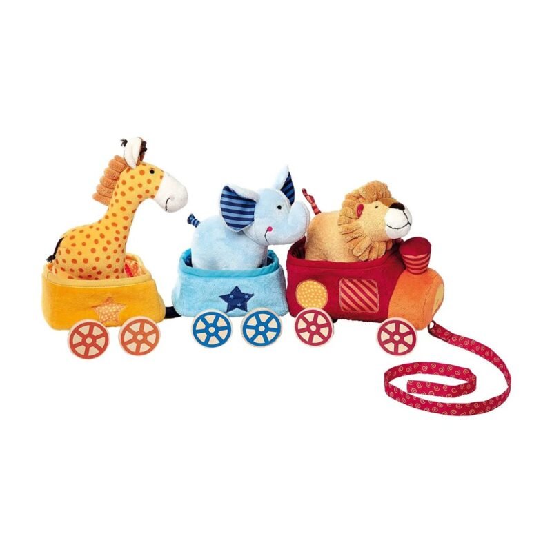Trenino Safari Peluche Trainabile