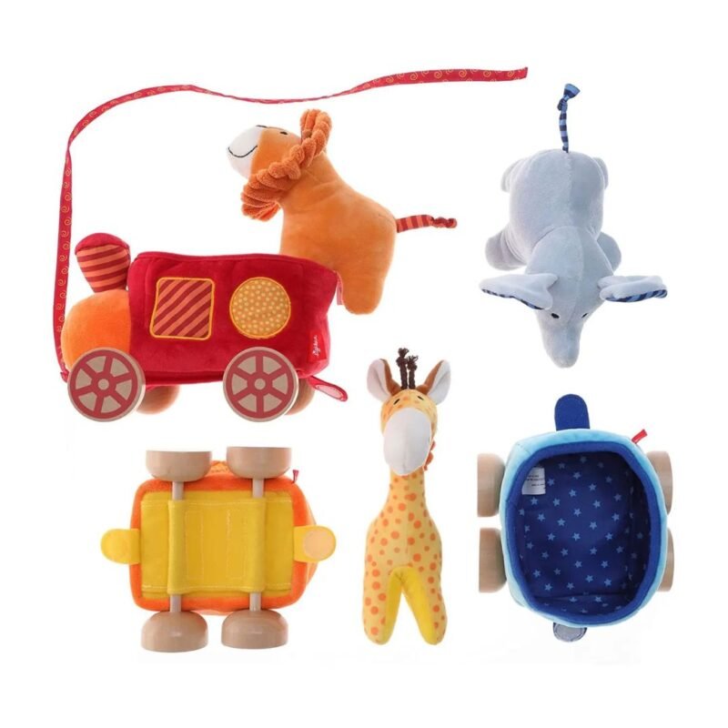 Trenino Safari Peluche Trainabile - immagine 7