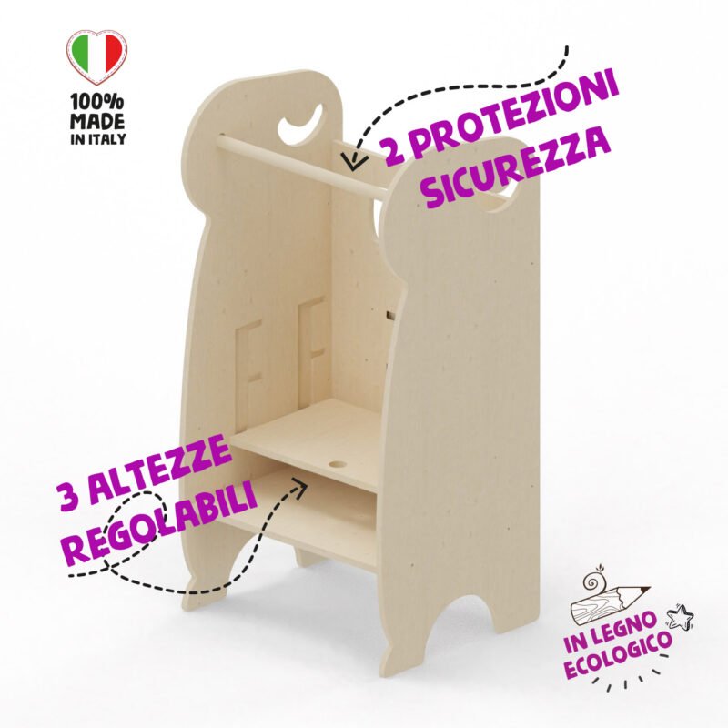 Smile Tower- Torre della Crescita Montessori - immagine 5