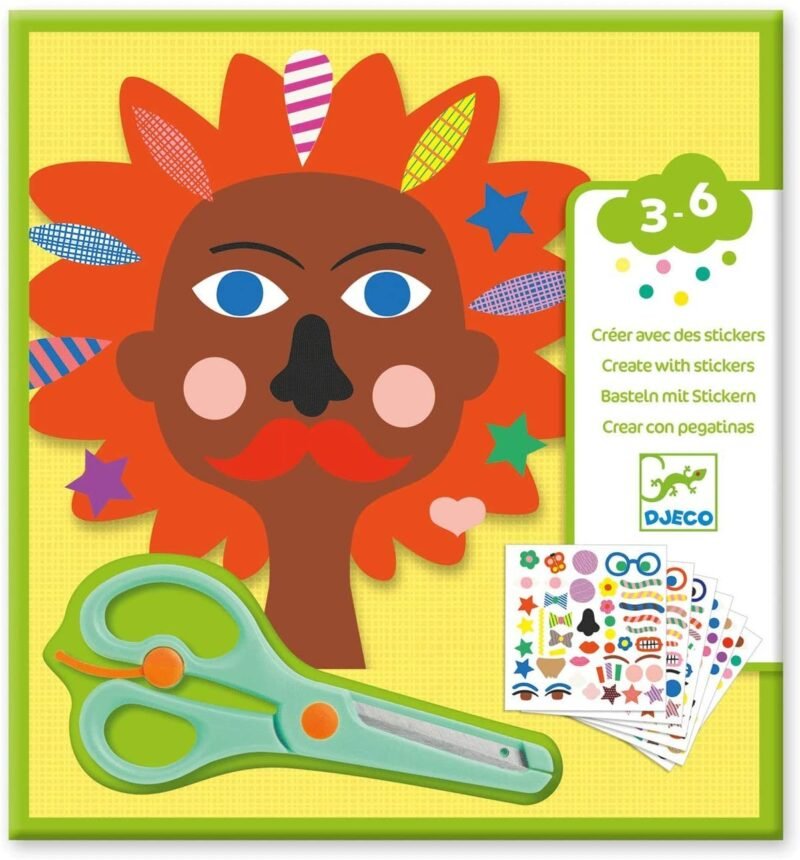 CREA CON GLI STIKERS PARRUCCHIERE