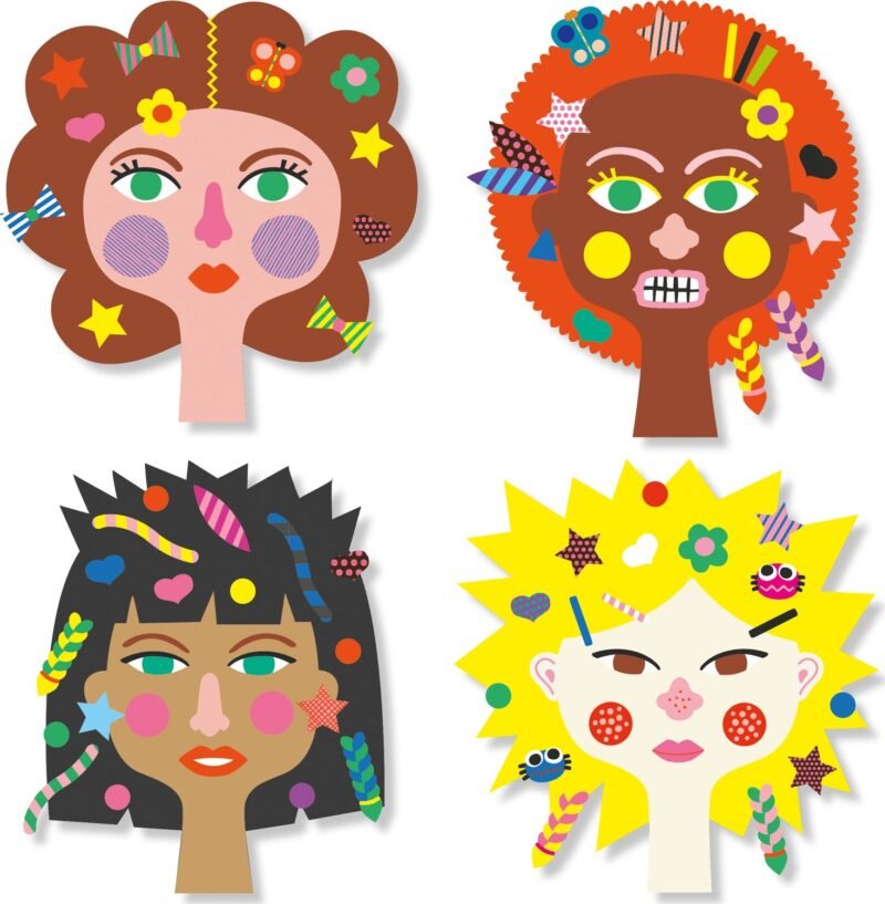 CREA CON GLI STIKERS PARRUCCHIERE - immagine 3