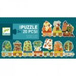 PRIMO PUZZLE NUMERI 10 PZ DJ08194 1 puzzle trio con 20 pezzi io conto incastri djeco dj08194 eta 3