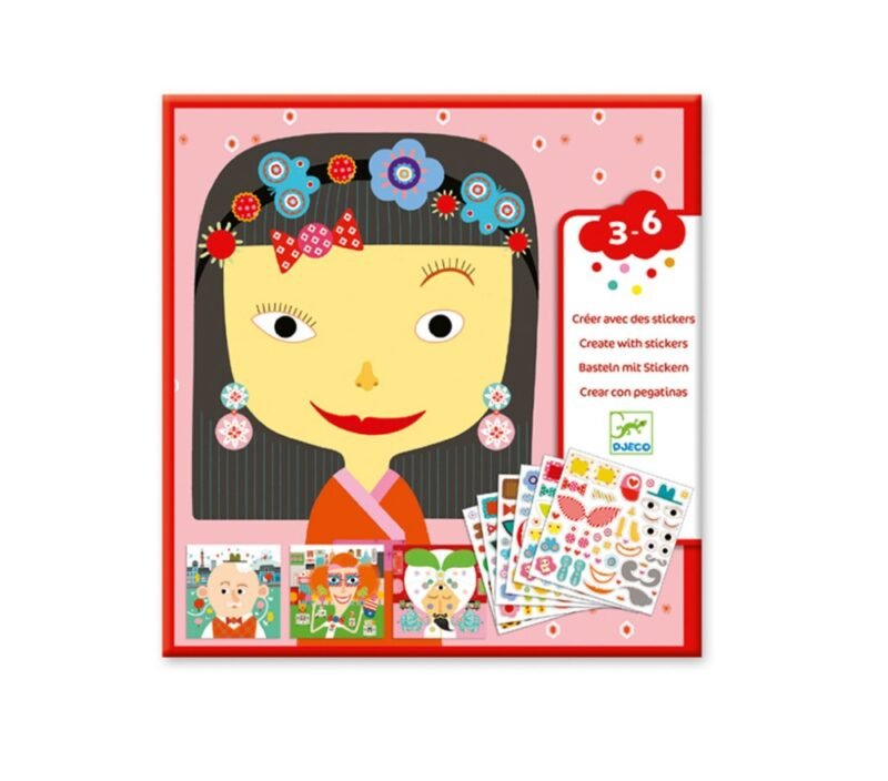CREA CON GLI STIKERS TUTTI DIVERSI 3+