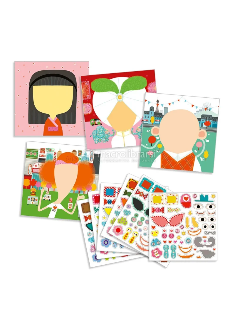 CREA CON GLI STIKERS TUTTI DIVERSI 3+ - immagine 3