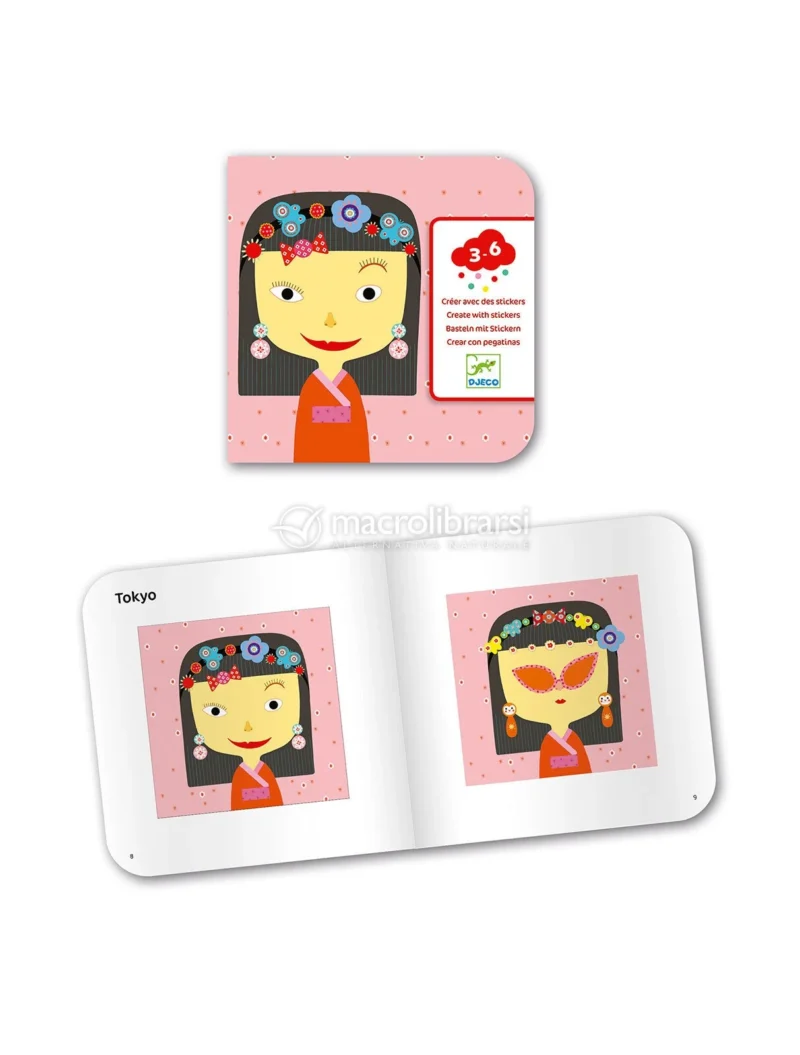 CREA CON GLI STIKERS TUTTI DIVERSI 3+ - immagine 4