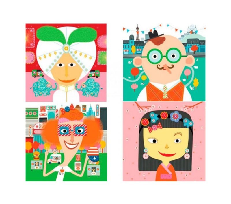 CREA CON GLI STIKERS TUTTI DIVERSI 3+ - immagine 5