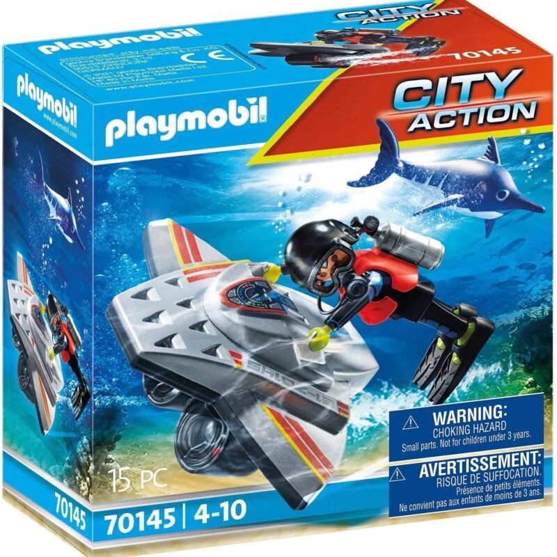 PLAYMOBIL MOTORE SUBACQUEO DELLA GUARDIA COSTIERA 70145