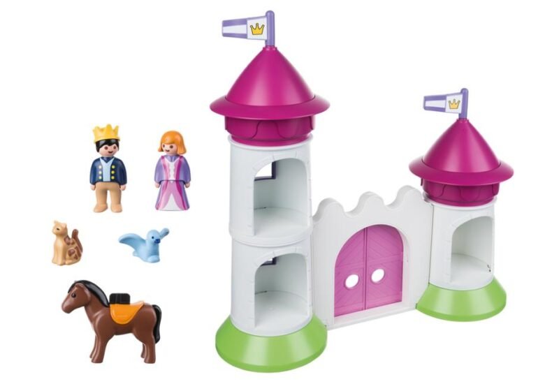 9389 PLAYMOBIL 1.2.3. IL CASTELLO CON TORRE - immagine 2