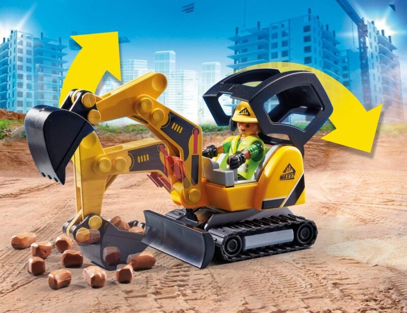 70443 MINI ESCAVATORE CON CANTIERE - immagine 3