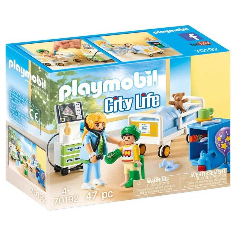 PLAYMOBIL REPARTO DELL'OSPEDALE PER BAMBINI 70192