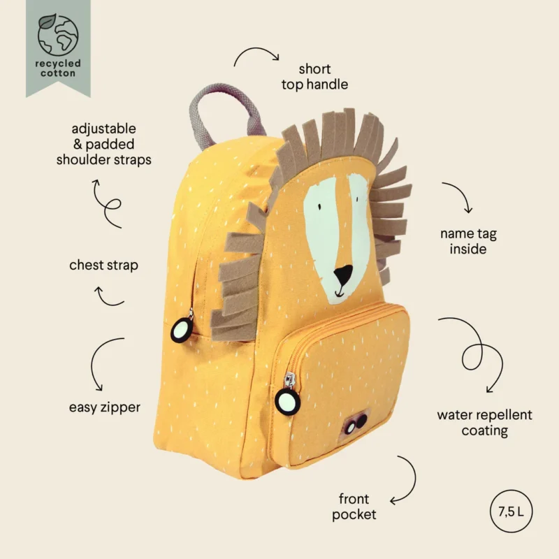 ZAINETTO SCUOLA MR LION - immagine 5