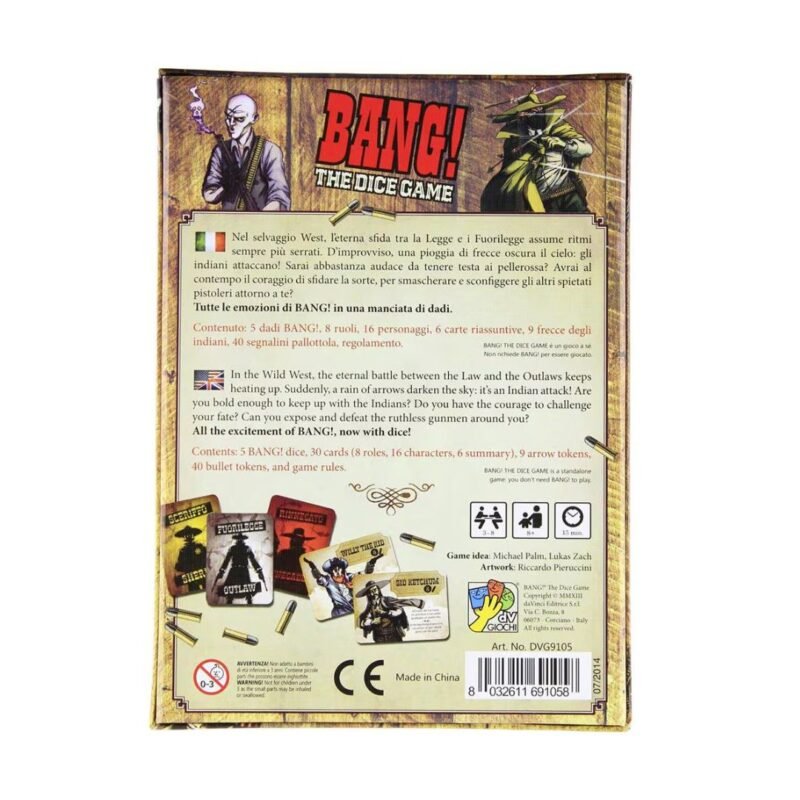 GIOCO BANG! THE DICE GAME - immagine 2