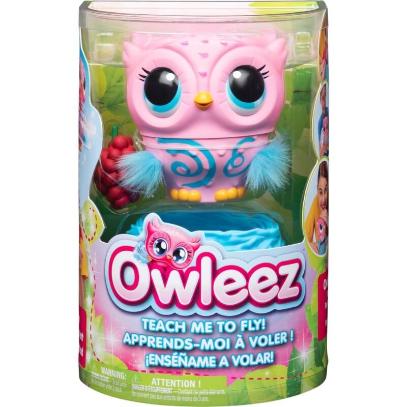 OWLEEZ GUFETTO ROSA INTERATTIVO