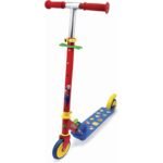 MONOPATTINO 2 RUOTE SUPER MARIO 1 smoby 7600750373 monopattino due ruote super mario in alluminio pieghevole manubrio regolabile