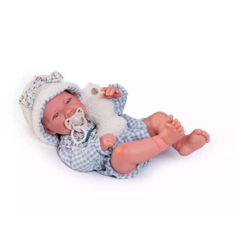 BAMBOLA NEONATA CON PELUCHE PESCIOLINO - immagine 2