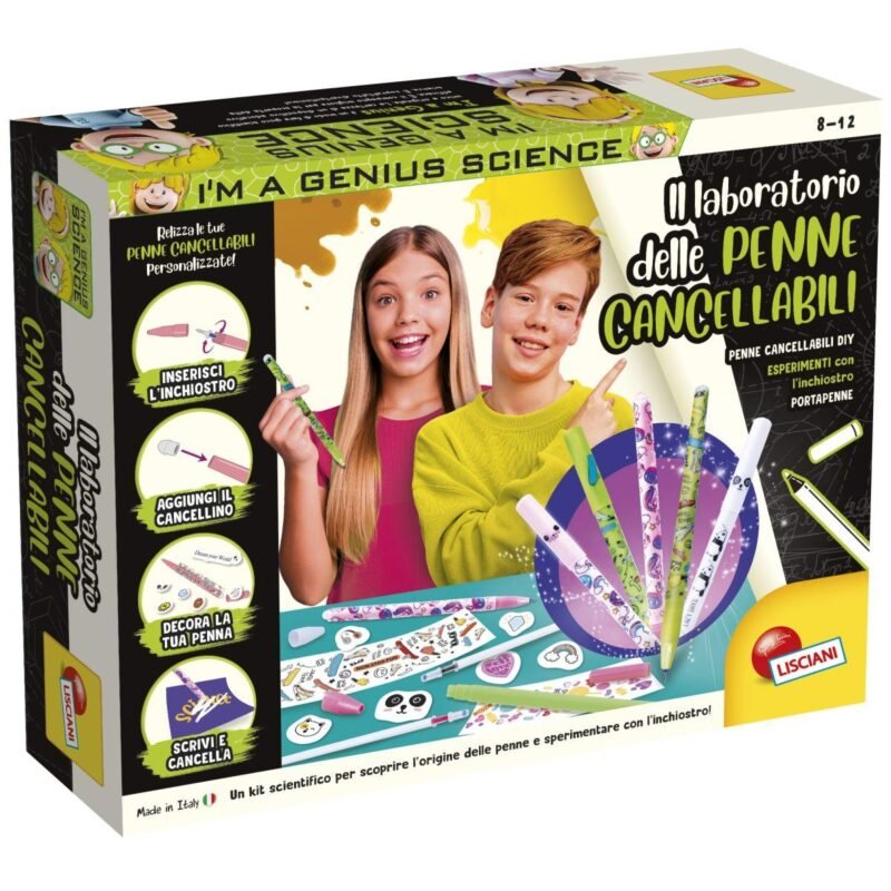 I'M A GENIUS - LABORATORIO DELLE PENNE CANCELLABILI