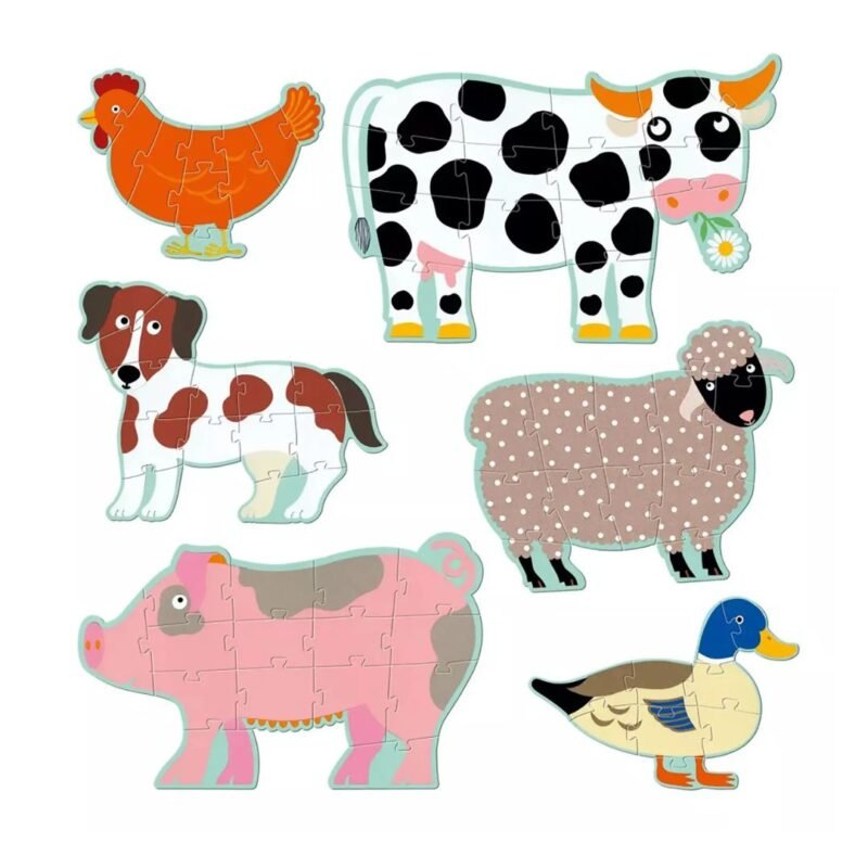 PUZZLE GIGANTE ANIMALI DELLA FATTORIA - immagine 3
