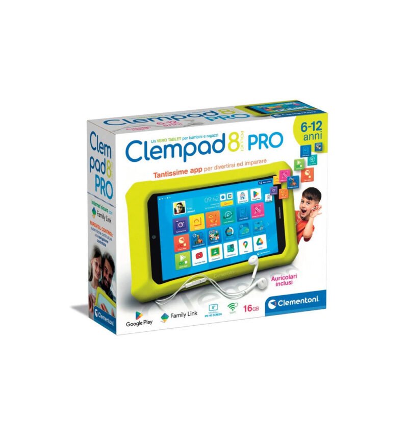 TABLET CLEMPAD 8'' PRO 6-12 ANNI