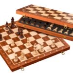 philos set scacchi cassetta in legno deluxe campo 50 mm re 90 mm