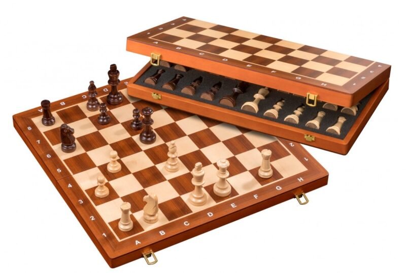 SET SCACCHI DELUXE CASELLA 50 mm