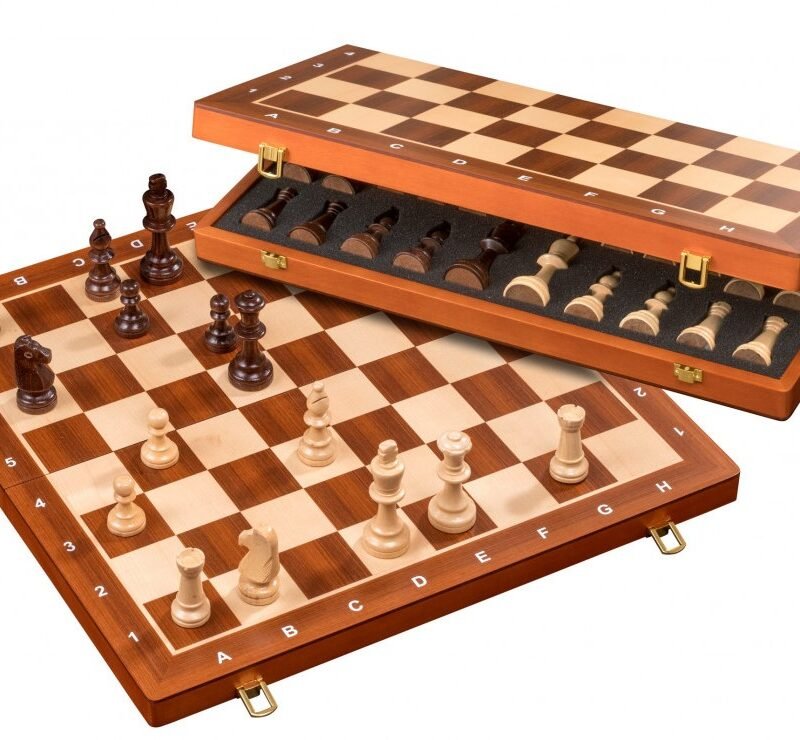 SET SCACCHI DELUXE CASELLA 50 mm