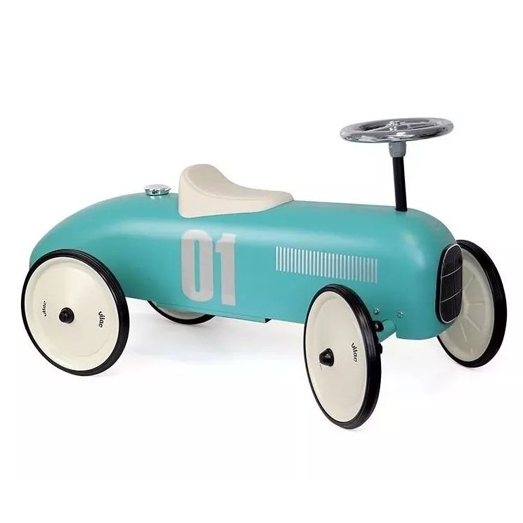vilac auto cavalcabile vintage acqua