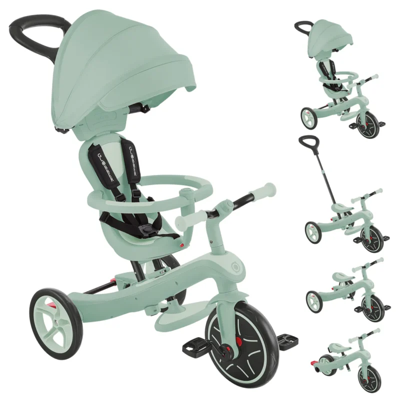 TRICICLO Explorer Trike Ecologic 4 in 1 Verde Pistacchio